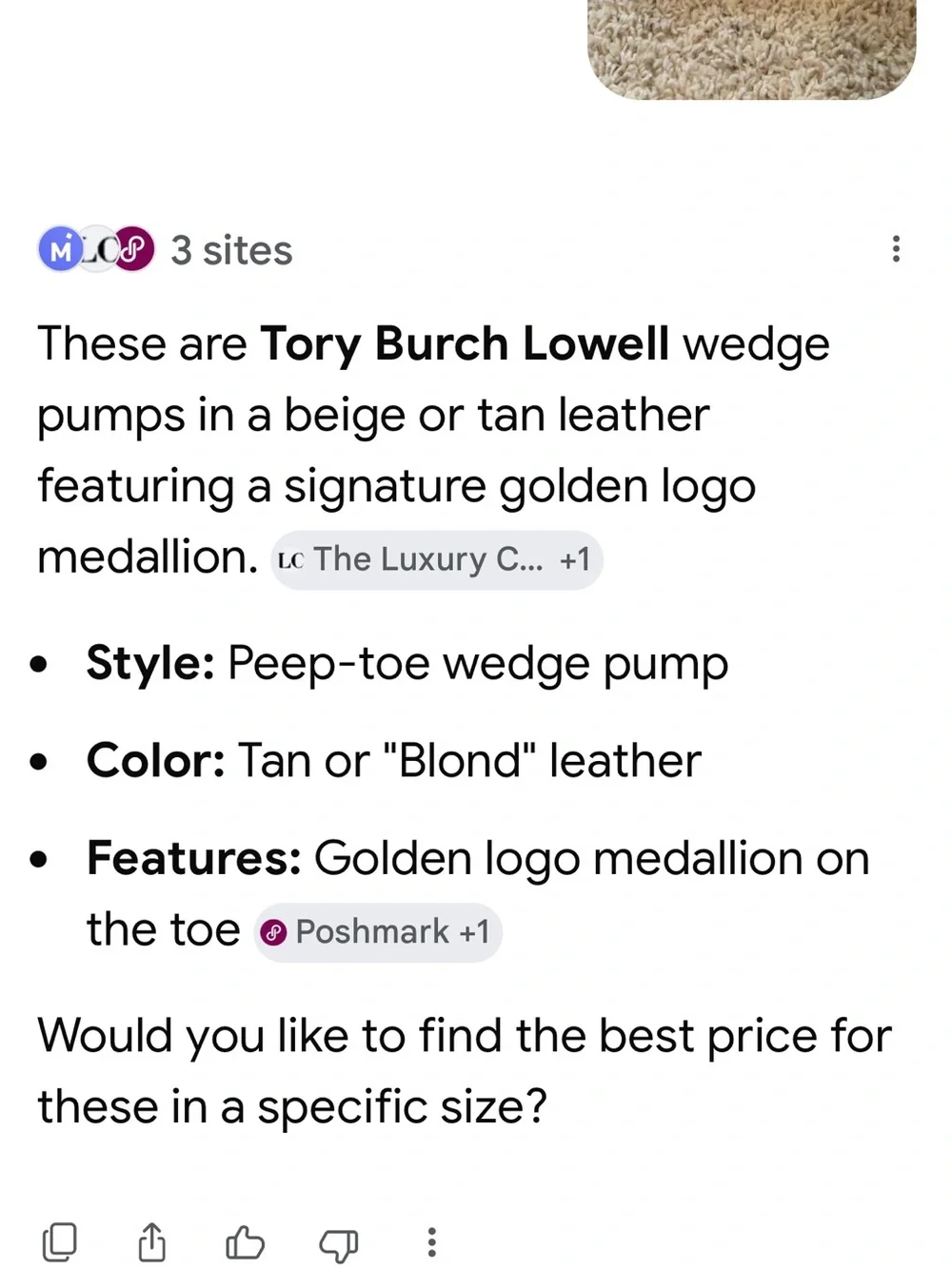 Tory Burch Lowell wedges size 7